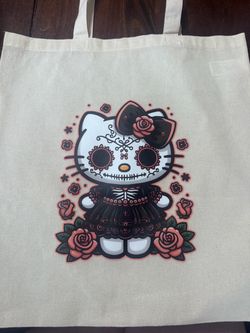 Hk Dia de los muertos tote bag