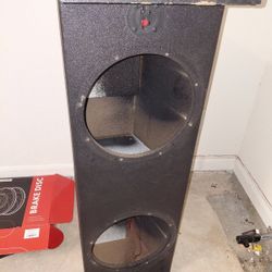 Dual 12' Ported Downfire Subwoofer Box