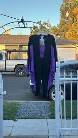Black and Purple Halloween Costume Jumpsuit