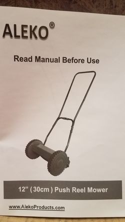 PUSH REEL LAWN MOWER 12"