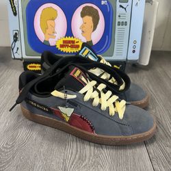 PUMA x Beavis and Butt-Head Suede Athletic Shoe | Mens  SZ  9.5 US Dark-grey NEW