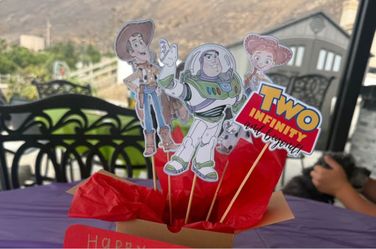 Toy Story centerpieces as is