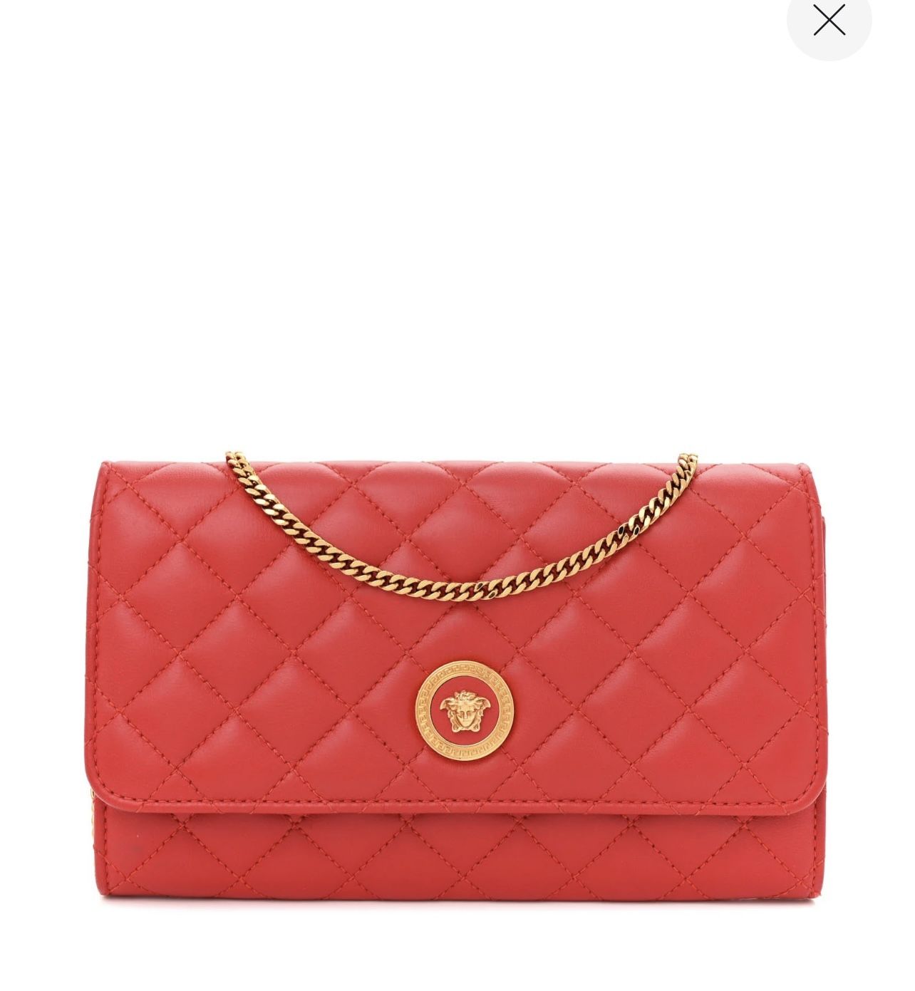 Authentic Versace Quilted Lambskin