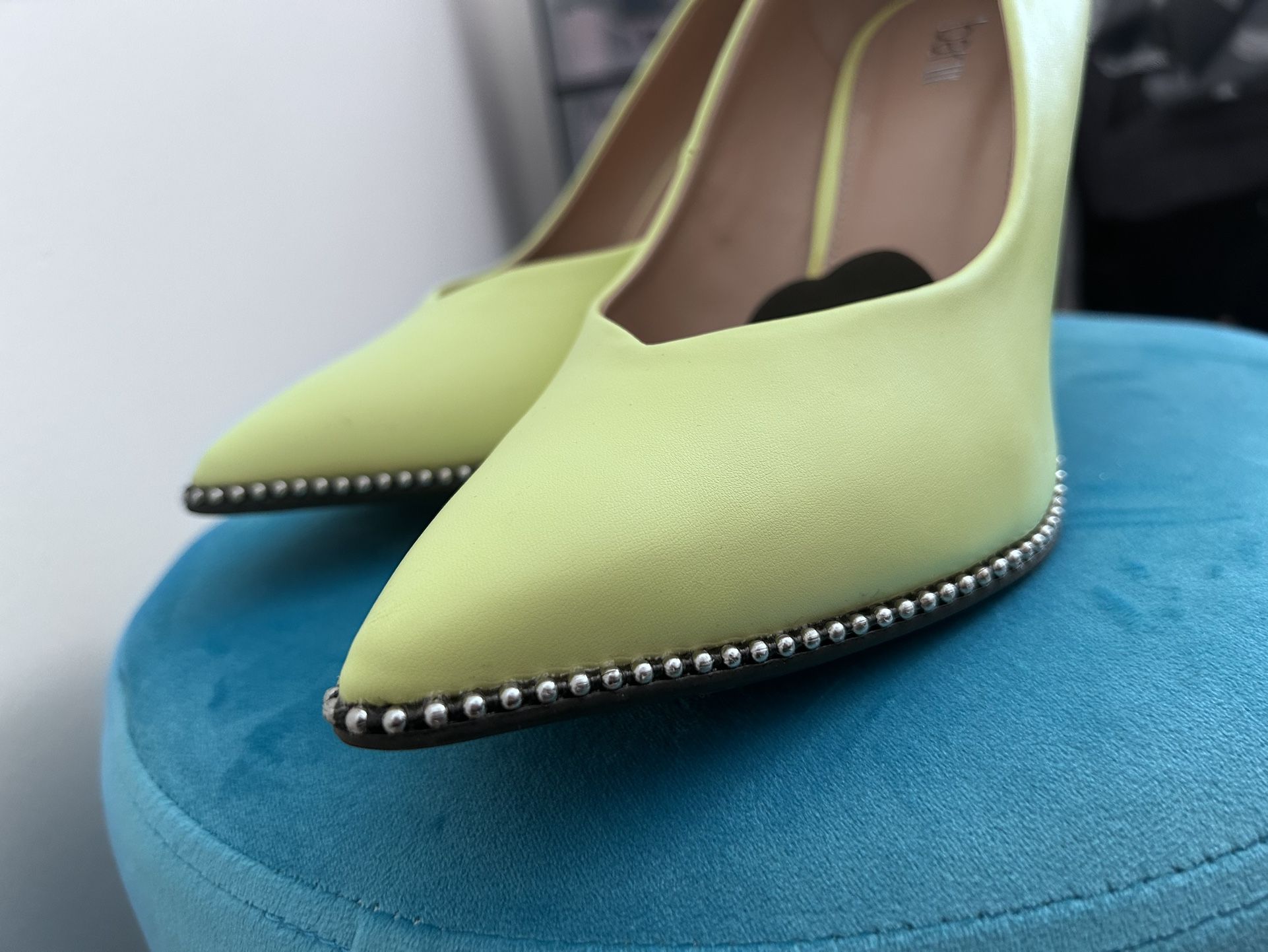 Bar III Citrine Yellow Heels