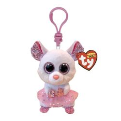 Ty Beanie boos Nina ballerina mouse clip 