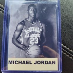 MJ 1988 McDonald's All American Card 