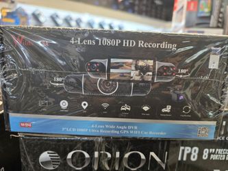 4-Lens 1080p HD Recording Dash cam