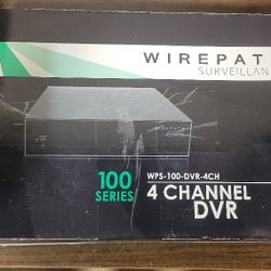 WIRE PATH 500gb DVR 4 CHANNEL SECURITY SYSTEM WITH TWO DOME CAMERAS, All Equipment Is Brand New
