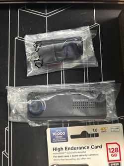 Thinkware Q200 Front & Rear Dash Cam + 128GB Card + OBD-II Cable