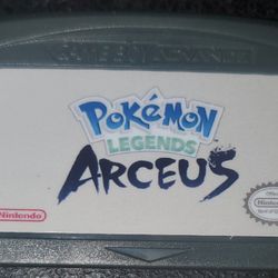 Pokemon Arceus Legends GBA ROM Hack Video Game Custom Gameboy Advance