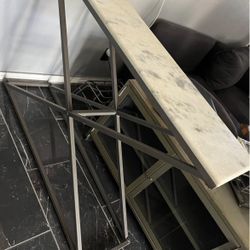 Kirklands Marble Console Table 