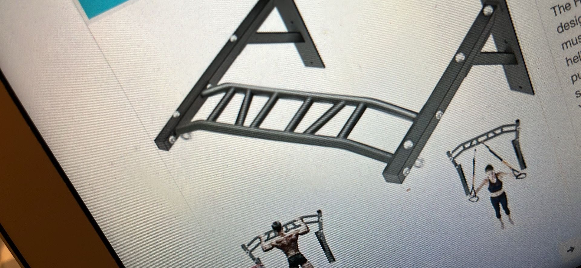Upgraded-HWOOUSA Pullup Bar (wall mounted)