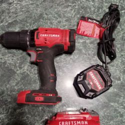 Craftsman 1/2 Compact Brushless Cordless Drill Set