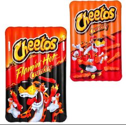 Cheetos Flamin’ Hot Reversible Pool Float 5.8 FT Double Sided Inflatable NEW