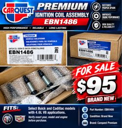 Carquest Premium Ignition Coil Assembly EBN1486 | Brand New