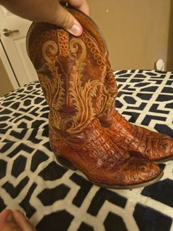 Mexican leather boots