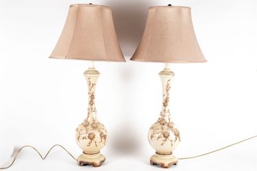 Pair of Hollywood Regency Style Lamps