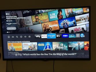 LG 50” 1080p 120hz Smart LED TV