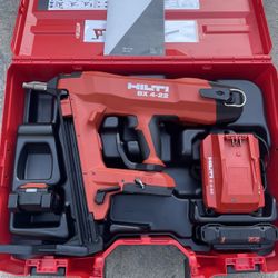 Hilti BX 4-22 Battery Powered Nailer Fastener Kit  $799