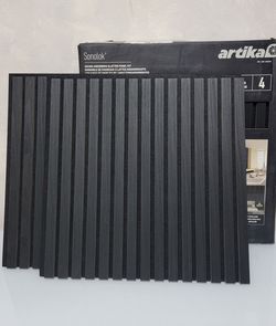 Artika Sonolok Sound-Absorbing
Slatted Panel Kit Black