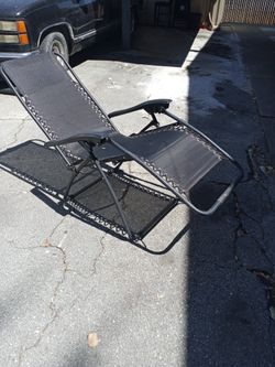 Black Lawn Chair
