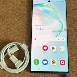 Samsung Note 10 256gb. Like New And Unlocked!
