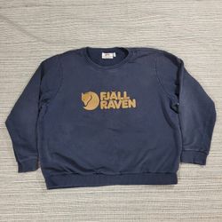 Fjallraven Sweatshirt Women's XL Blue Pullover