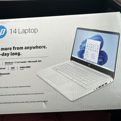 HP laptop 14”
