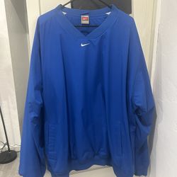 XXL BLUE NIKE PULL OVER JACKET