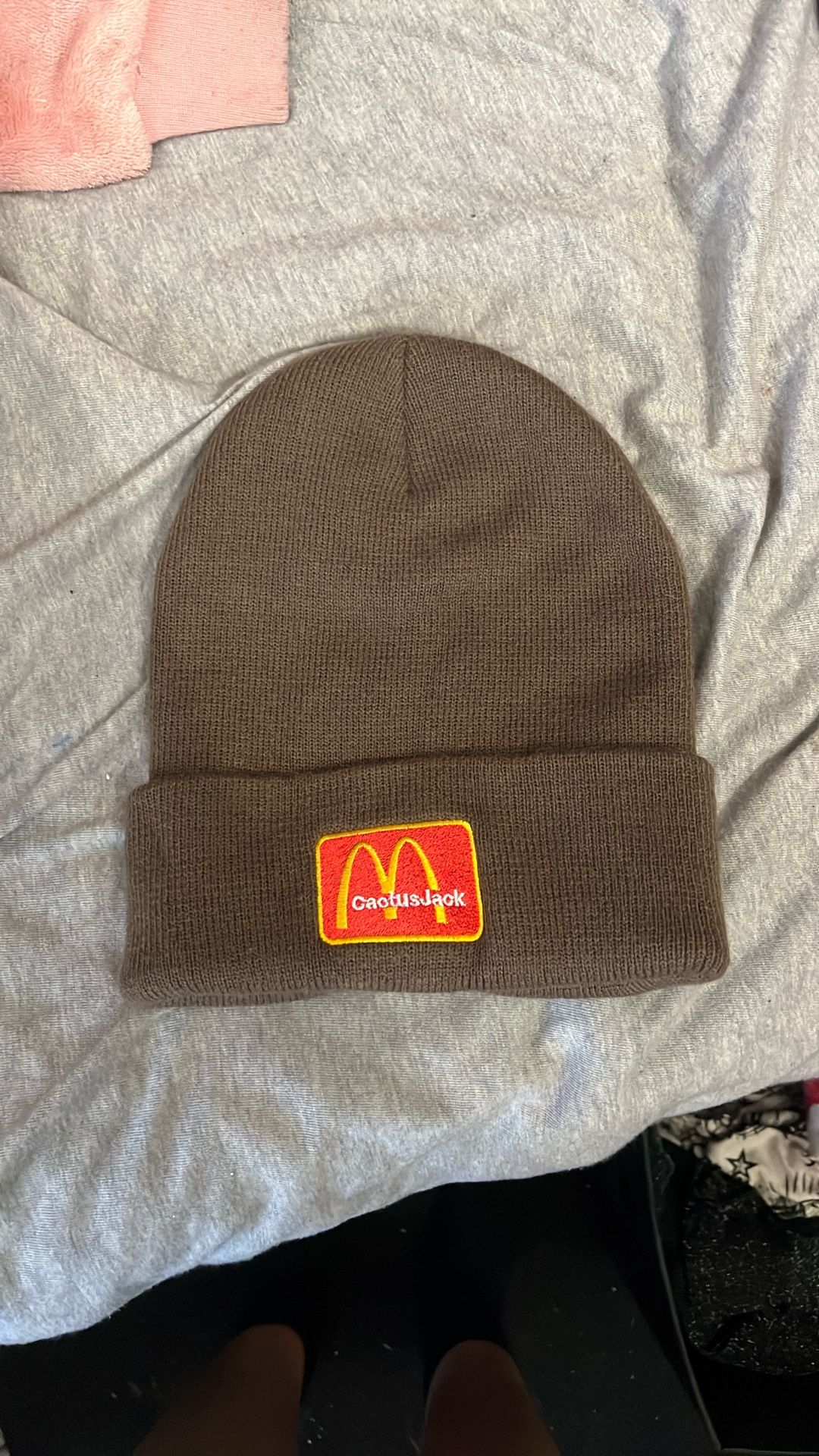 cactus jack mcdonalds beanie