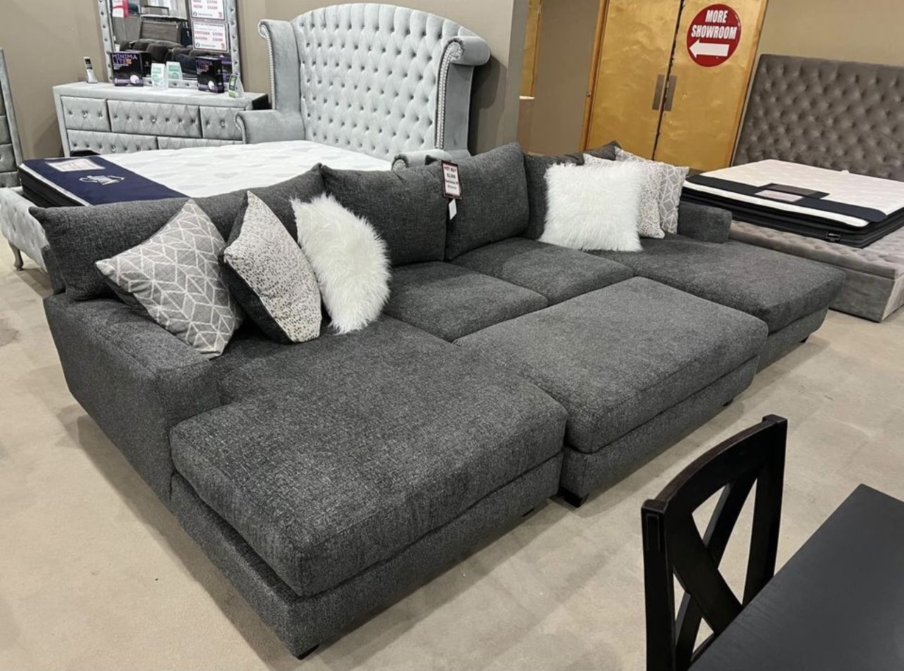 ‼️BLOWOUT SALE‼️ Brand New Double Chaise Sectional W/ Ottoman Only $2999.00!!