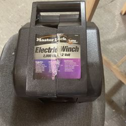 Master Lock Electric Winch 