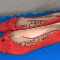 Sam Edelman Candy Red Raz Suede Pointy Toe Sandals for Sale in Las Vegas NV OfferUp
