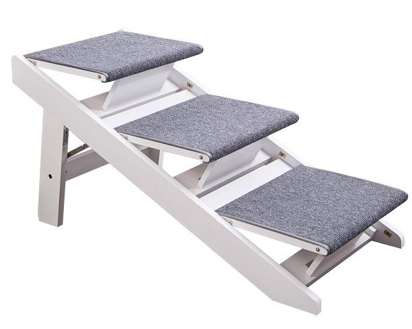 Two-in-1 Portable Folding Pet Ramp Dog Stairs