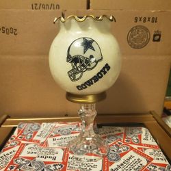 Vintage 1990's Dallas Cowboys Candle Holder
