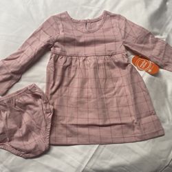 New Girl Toddler Dresses Pink, Fox, Heart Set Of 3  Size 12