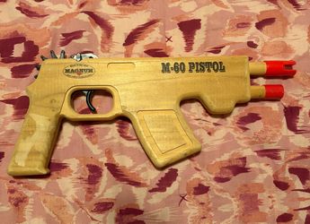 Wooden Rubber-Band  Gun