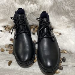 Cole HAAN Leather Original Grand Chukka Boots BLACK Men's 11 M US C28212 