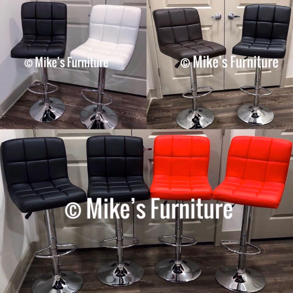 New Adjustable Bar Stools, barstools, barstool, bar stool, Sillas, Dining Chairs, chair, chairs, cadeiras (6 colors Red, Black, White, Brown, Gray, bl