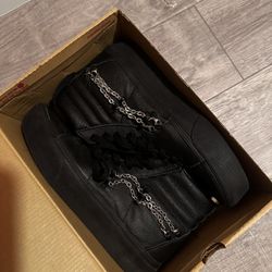 Vans Sk8 Hi leather chain Men’s 9.0
