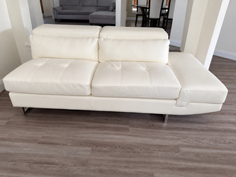 American Signature Torino White Sofa & Chaise – Together or Separate