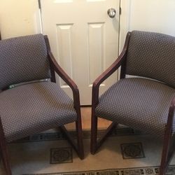 Two Very Nice Accent Chairs In Great Condition. Very Clean. No Stains, Rips Or Tears. 
