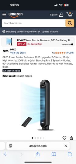 Brand New Tower Fan with Remote Control
