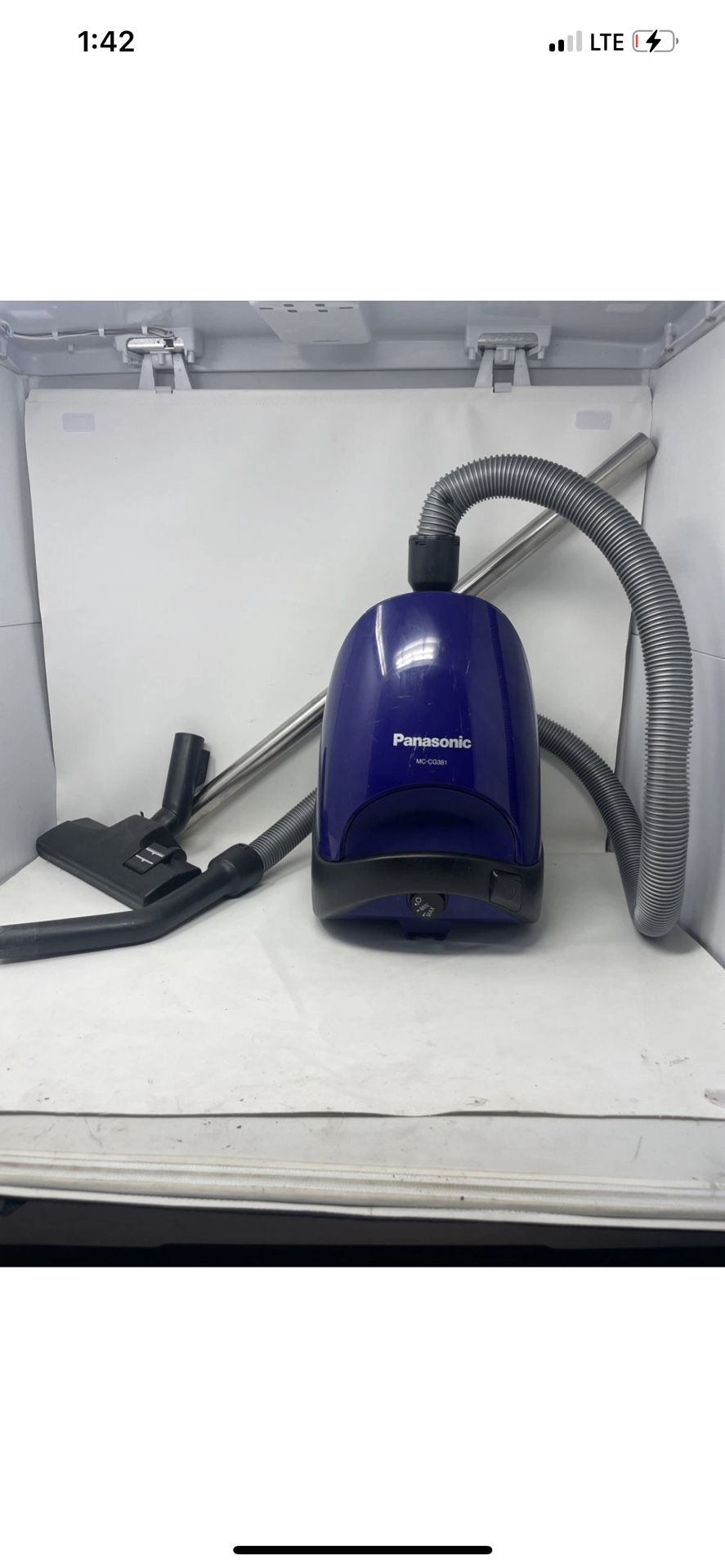 Panasonic MC-CG381, 1400-Watt Vacuum Cleaner (Blue)- Mini but powerful And Light