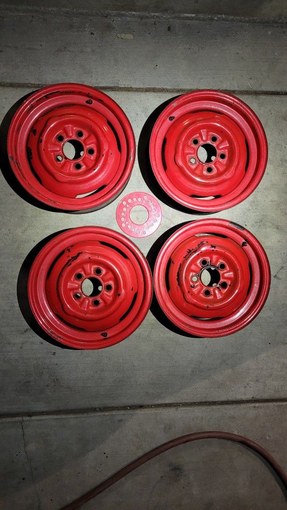 16 Inch Rims Kelsey Hayes 5x4.5 Ford Stock 5x114.3 Dodge Stock Rat Rod Hot Rod