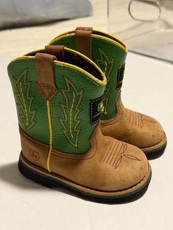John Deere Toddler Western Cowboy Boots Infants size 5