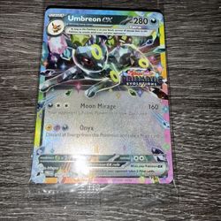 Umbreon Stamped Promo: Prismatic Evolutions Pokemon Card