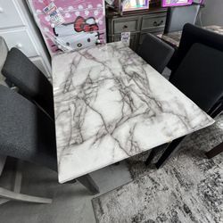 Small Dining Table Set 28” X 43” X 30” High