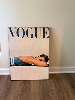 Vogue Magazine Cover Canvas Wall Art