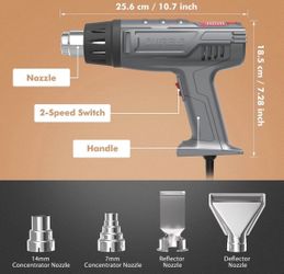 Diafield 1850W Heat Tool w/ Variable Temperature Range 112°F~1202°F